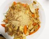お一人様！市販の焼きそばウスターごま隠味作り方2写真
