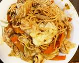 お一人様！市販の焼きそばウスターごま隠味作り方3写真