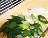 豚玉照りネギ丼作り方2写真