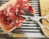 豚玉照りネギ丼作り方4写真