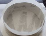 レースをのせたストロベリーショコラムース作り方2写真