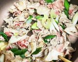 豚玉照りネギ丼作り方6写真