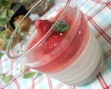 ✿いちごみるくプリン✿作り方5写真