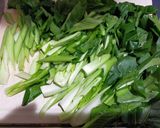 小松菜のクリームパスタ作り方1写真