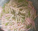 小松菜のクリームパスタ作り方3写真