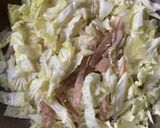 スパイシーとんぺい焼き作り方1写真