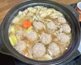 あったまる肉団子生姜鍋✨作り方9写真