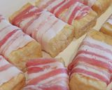 ヘルシー☆厚揚げの豚肉巻きお好み焼き風作り方3写真