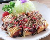 ヘルシー☆厚揚げの豚肉巻きお好み焼き風作り方6写真