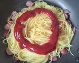 最低限の材料で節約本格ナポリタン風作り方5写真
