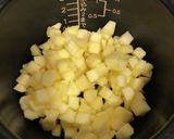 離乳食》炊飯器◎煮りんご作り方2写真