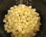 離乳食》炊飯器◎煮りんご作り方3写真