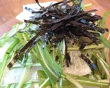 簡単☆大根と水菜のわさびポン酢サラダ作り方4写真