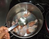 手羽元でサンラータン風スープ♪簡単薬膳作り方2写真