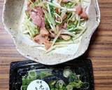 ヨウサマの減塩水菜のチャーシュー和え作り方3写真