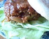夕べの残り物でハンバーガー^^作り方2写真