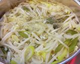もやし•長ねぎ•茎わかめのスープ作り方4写真