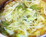 もやし•長ねぎ•茎わかめのスープ作り方5写真