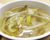もやし•長ねぎ•茎わかめのスープ作り方6写真