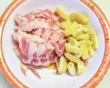 安くて簡単で美味しい豚バラとしろなの煮物作り方3写真