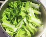 安くて簡単で美味しい豚バラとしろなの煮物作り方8写真