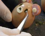 キャラ♪煮卵で簡単クマさん♪キャラ弁に作り方11写真