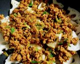 大豆ミートで麻婆ニラれんこん作り方2写真