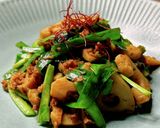 大豆ミートで麻婆ニラれんこん作り方5写真