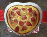 フレッシュ苺と生クリームのクラフティ作り方4写真