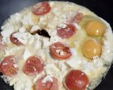 豆腐とトマトの卵とじ作り方3写真