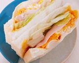 炒り卵のサンドイッチ作り方6写真