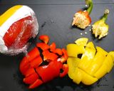 簡単！牛肉とパプリカの黒酢炒め作り方1写真
