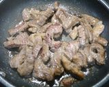 簡単！牛肉とパプリカの黒酢炒め作り方2写真