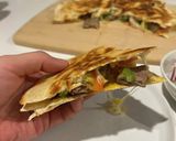〜休日ランチ〜 ステーキ・ケサディーア作り方9写真