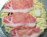 ソース焼きそばの入った普通のお好み焼き作り方10写真