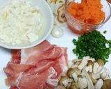 人参入り米粉のお好み焼き作り方1写真