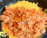 基本の完熟トマトケチャップオムライス作り方6写真