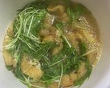 パパ水菜と油揚げの煮浸し作り方3写真