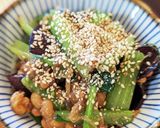 腸活ぷりぷり☆生きくらげのなめ茸納豆和え作り方4写真