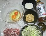 長いも入り☆ふわふわとんぺい焼き作り方1写真