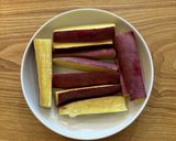 さつまいもの甘辛バター肉巻き作り方2写真