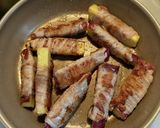 さつまいもの甘辛バター肉巻き作り方4写真