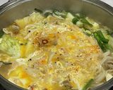 痩せ飯・豚ばらキャベツ鍋と〆うどん・雑炊作り方9写真
