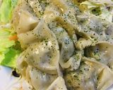 レトルト餃子●ノンオイル蒸し焼き餃子作り方2写真