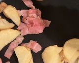 ちぢみほうれん草とベーコンのバターソテー作り方2写真