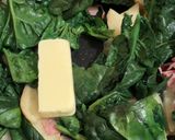 ちぢみほうれん草とベーコンのバターソテー作り方4写真