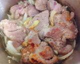 豚肩ロースの塩麹煮込み作り方6写真