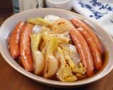 白菜とかぶとウインナーの和風とろとろ煮作り方5写真