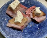 ブリおつまみ～いぶりがっこクリームチーズ作り方3写真