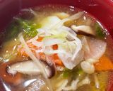 ごま油香る、あったか豚汁作り方9写真